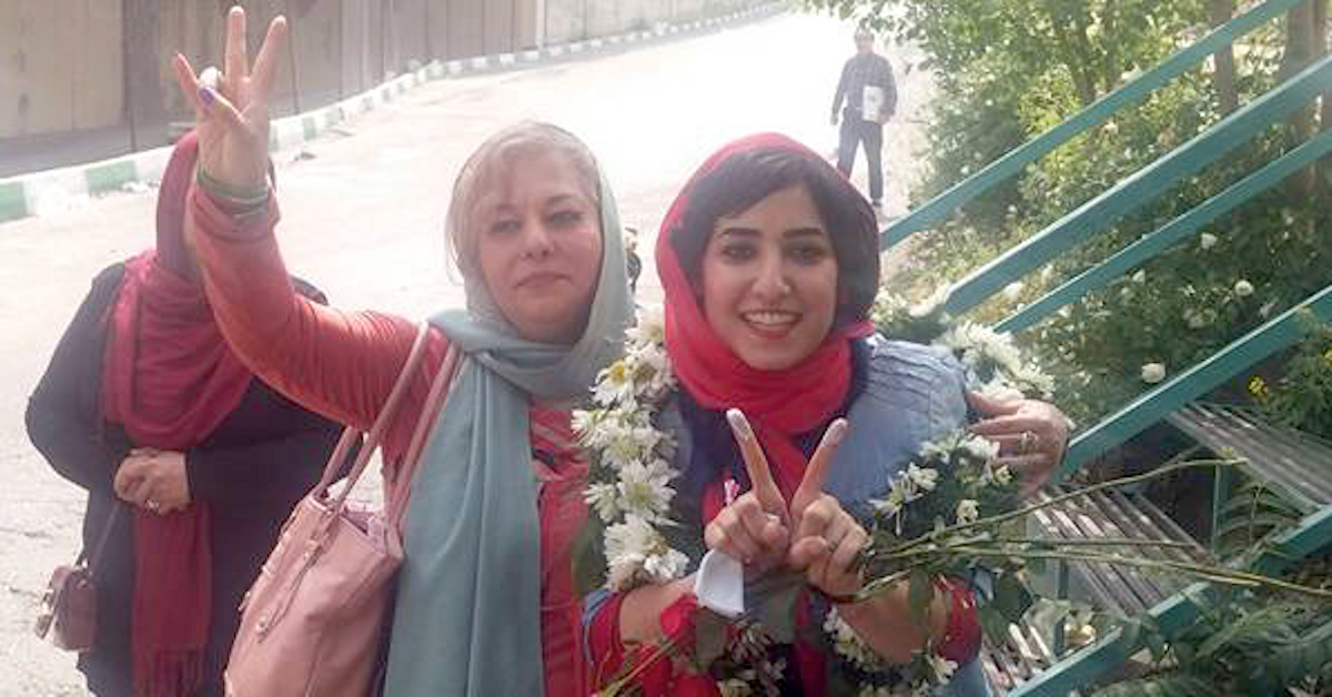 Atena Farghadani released early after being imprisoned for her art in Iran