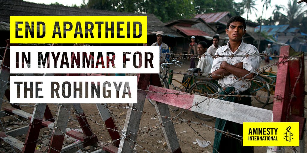 Myanmar Operates Apartheid Against Rohingya New Amnesty Report Amnesty International Uk