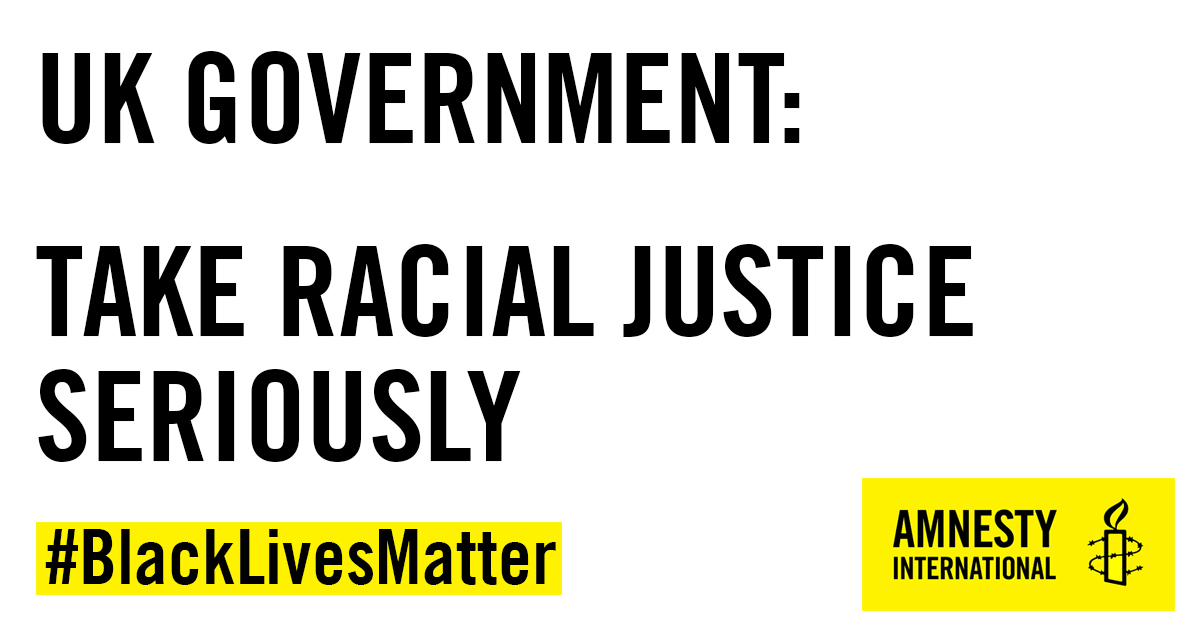 Black Lives Matter: Write To Your MP | Amnesty International UK