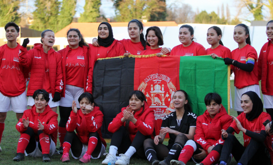 Afghan women's development team