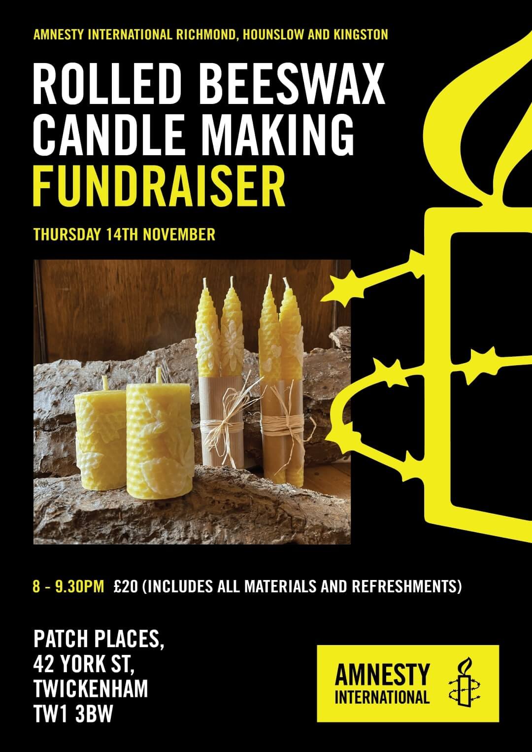 Candle Making flyer