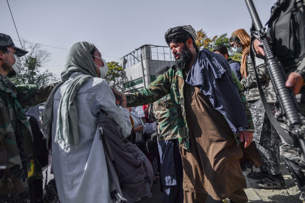 Afghanistan: Woman wears metal underwear to protest against sexual