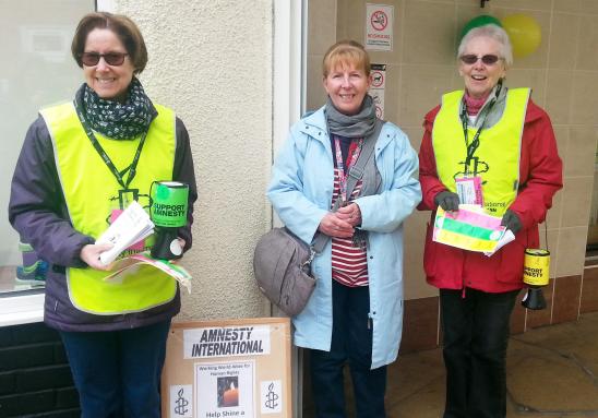 Warrington AIUK Group street collection