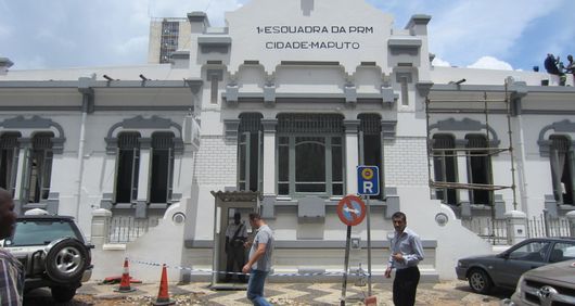 The first police station in Maputo City, Mozambique The first police station in Maputo City, Mozambique