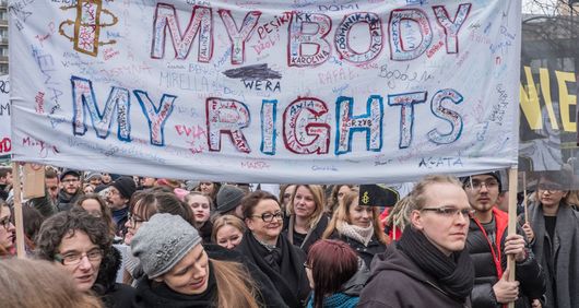 My body my rights banner