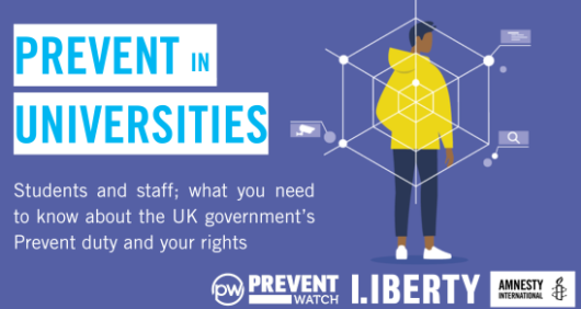 Students and staff; what you need to know about the UK government’s Prevent duty and your rights