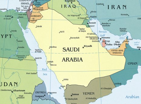 Saudi Arabia Map 