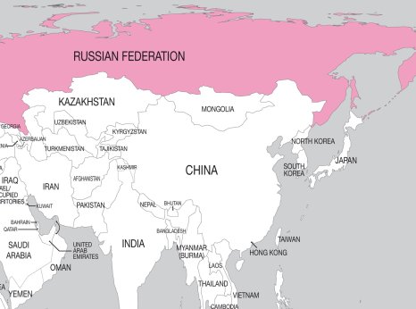 Russia map 