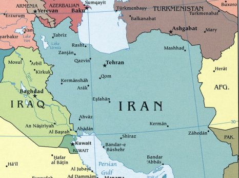 Map of Iran