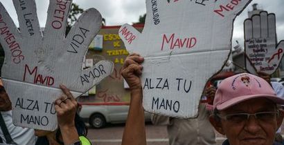 Protesters in Venezuela