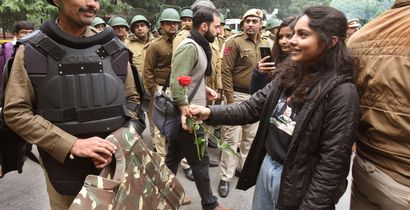 Protests Against CAA And NRC At Red Fort - © Raj K Raj/Hindustan Times/Getty