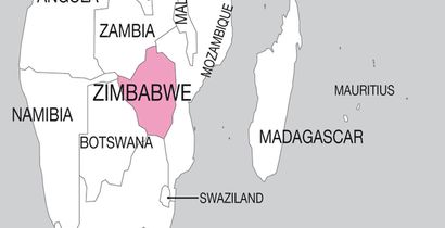 Zimbabwe Map