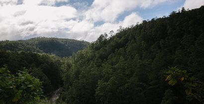 Landscape of La Esperanza, Intibucá in Honduras