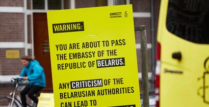 Activists Protest Against Human Rights Abuses In Belarus