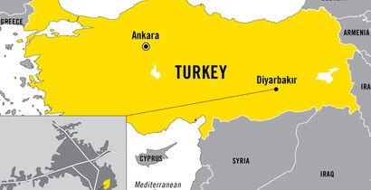 Sur, Diyarbakir, Turkey map