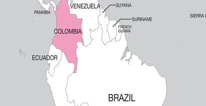 Colombia map