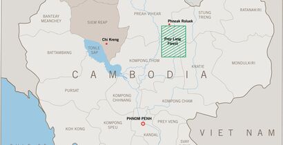 Map of Cambodia