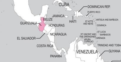 Guatemala Map