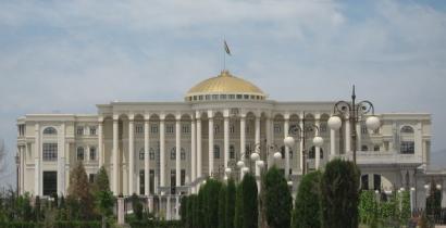 The Presidential Palace in Dushanbe, Tajikistan, July 2009.