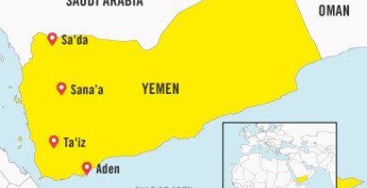 Map of Yemen 