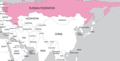 Russia map 