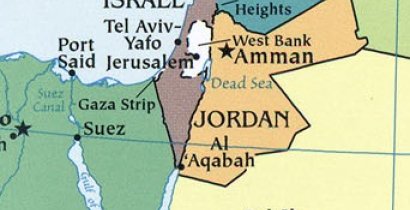 Map of Jordan