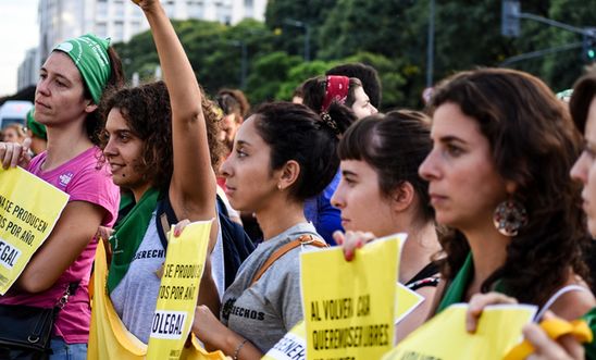 Amnesty campaigners in Argentina