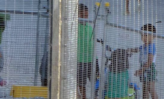 Children playing near the Refugee Processing Centre on Nauru