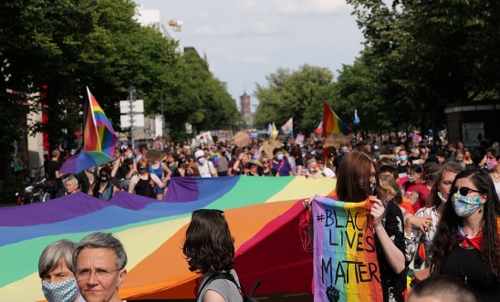 Dyke march in Berlin