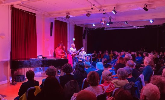 Audience watching the concert