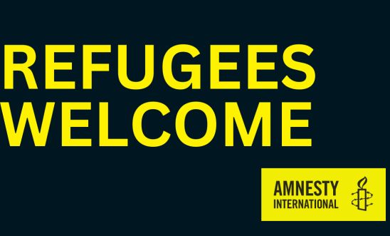 Refugees Welcome banner