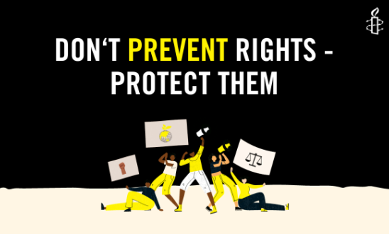 Don't prevent rights, protect them banner