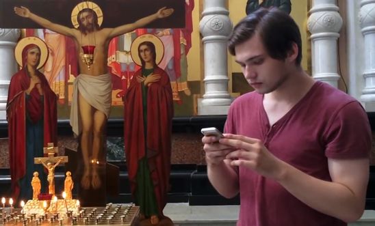 Ruslan Sokolovsky playing Pokemon Go