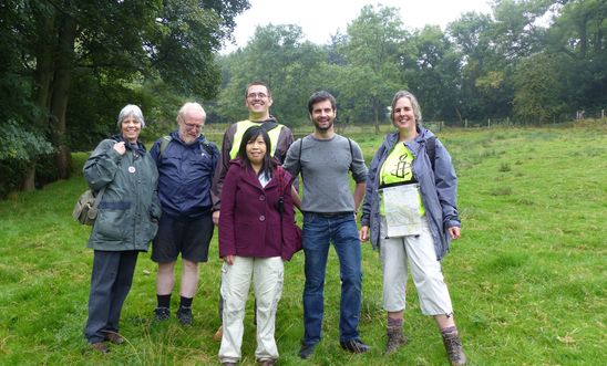 Amnesty Sheffield walkers in 2014