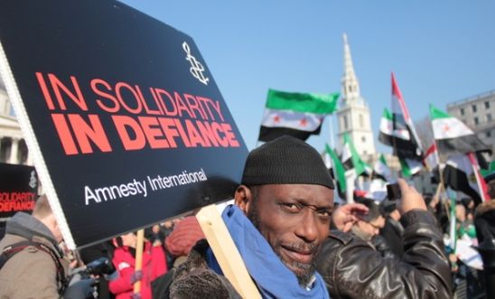 Action Day for Syria, Trafalgar Square